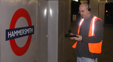 Doug Edworthy in Hammersmith Station